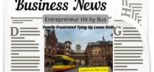 Image of bus with caution sign