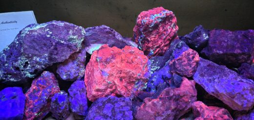 Fluorescent rocks