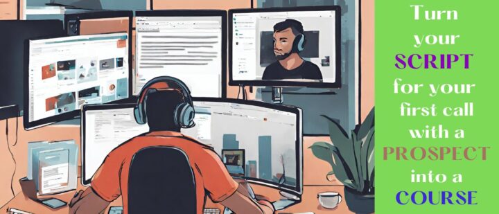 Image of man viewing several monitors